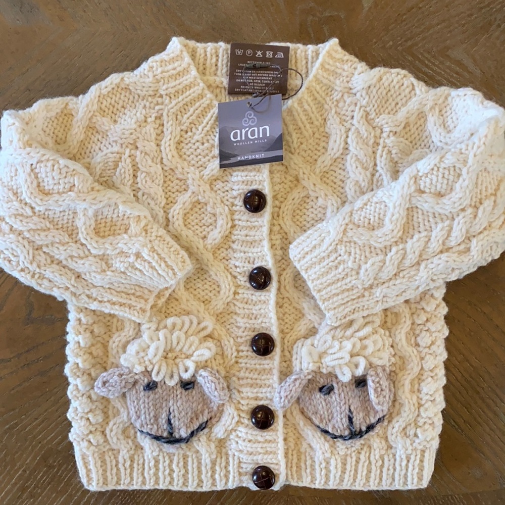 Handmade Wool Toddler Sweater NWT